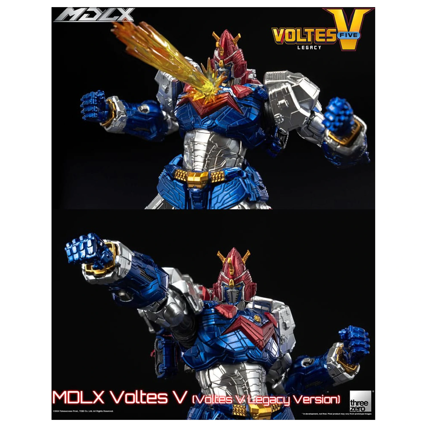Voltes V MDLX Figurina de actiune Cliffjumper (Voltes V Legacy Version) 15 cm poza produsului