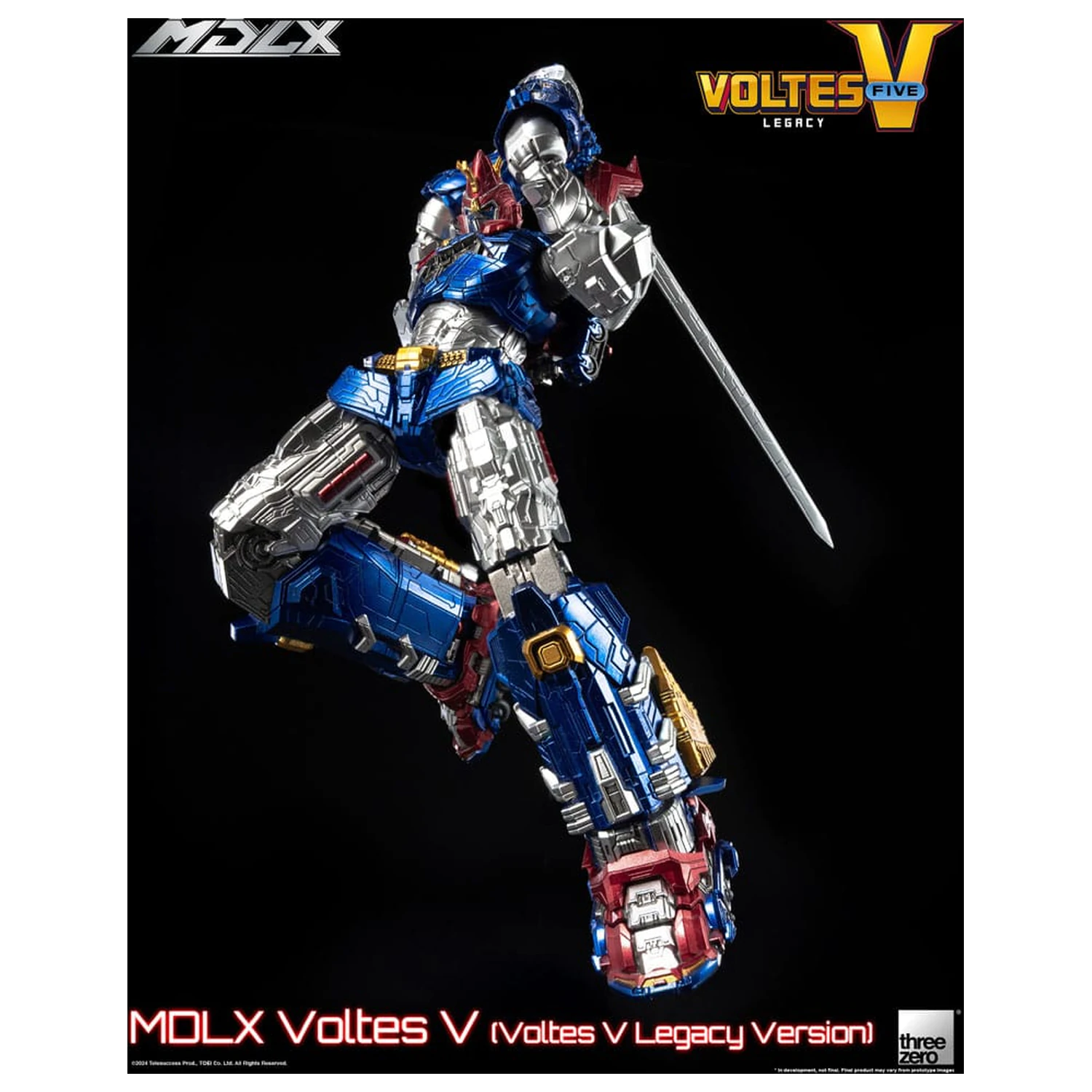 Voltes V MDLX Figurina de actiune Cliffjumper (Voltes V Legacy Version) 15 cm poza produsului