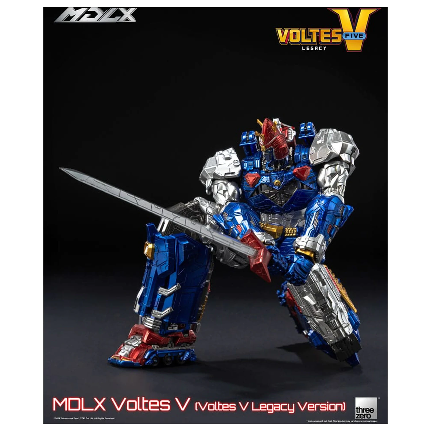 Voltes V MDLX Figurina de actiune Cliffjumper (Voltes V Legacy Version) 15 cm poza produsului