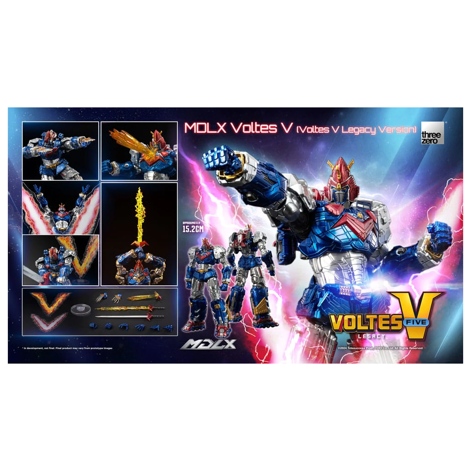 Voltes V MDLX Figurina de actiune Cliffjumper (Voltes V Legacy Version) 15 cm poza produsului