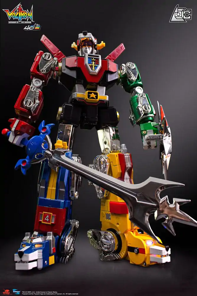 Set Cadou Figurina de Acțiune Voltron Ediție de Colecție Aniversară 40 27 cm poza produsului