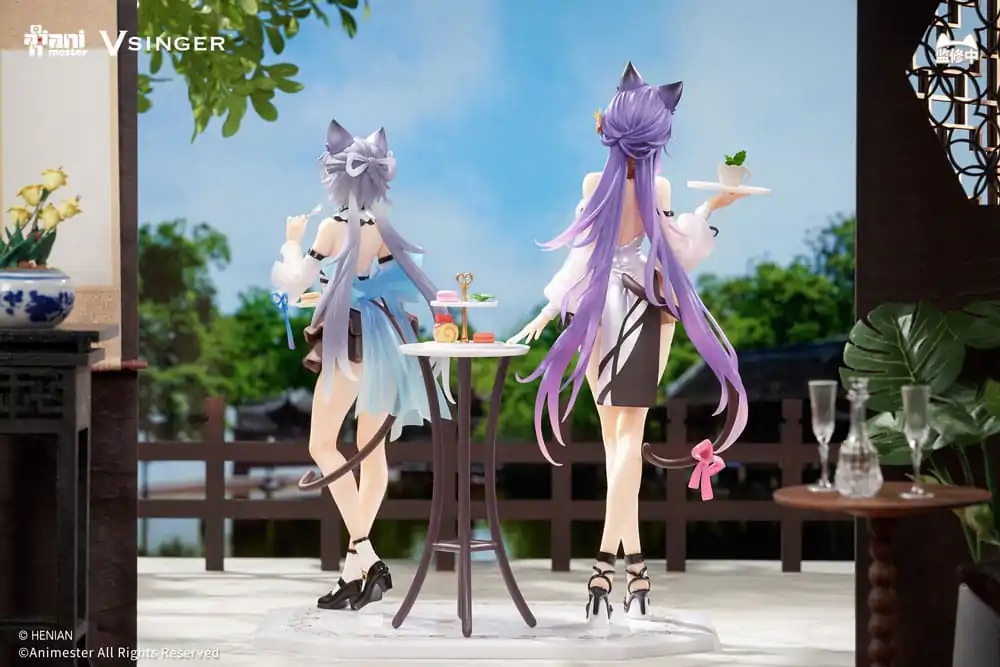 VSinger Luo Tianyi & Mo Qingxian Statuie 1/7 pachet 2 bucati Luo Tianyi & Mo Qingxian Tea Time Melody Ver. poza produsului
