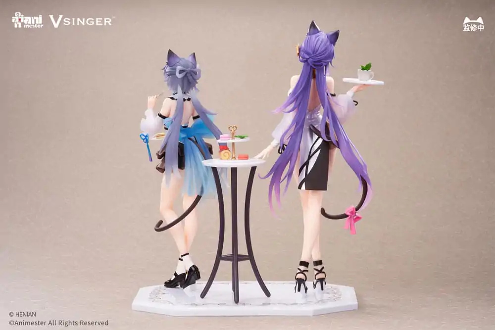 VSinger Luo Tianyi & Mo Qingxian Statuie 1/7 pachet 2 bucati Luo Tianyi & Mo Qingxian Tea Time Melody Ver. poza produsului