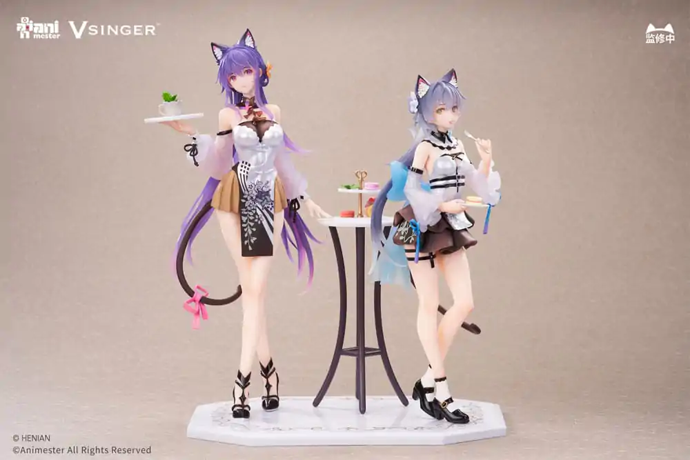 VSinger Luo Tianyi & Mo Qingxian Statuie 1/7 pachet 2 bucati Luo Tianyi & Mo Qingxian Tea Time Melody Ver. poza produsului