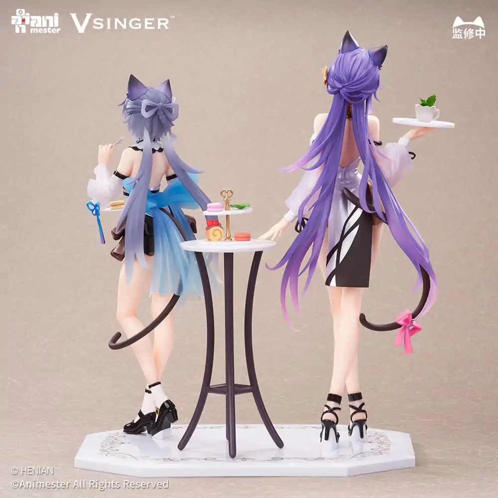 VSinger Luo Tianyi & Mo Qingxian Statuie 1/7 pachet 2 bucati Luo Tianyi & Mo Qingxian Tea Time Melody Ver. poza produsului