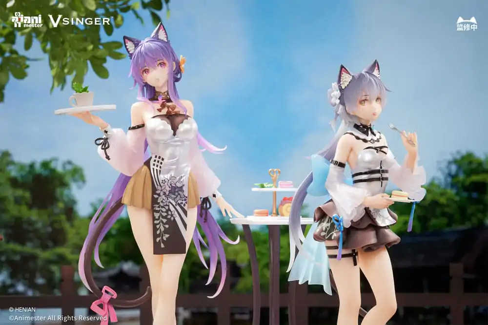 VSinger Luo Tianyi & Mo Qingxian Statuie 1/7 pachet 2 bucati Luo Tianyi & Mo Qingxian Tea Time Melody Ver. poza produsului
