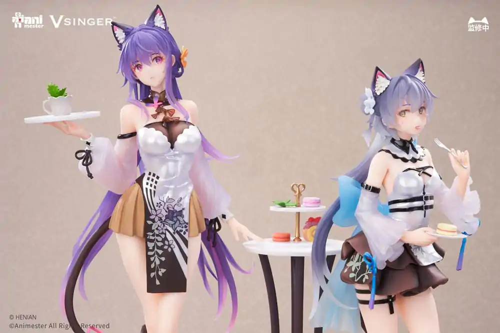 VSinger Luo Tianyi & Mo Qingxian Statuie 1/7 pachet 2 bucati Luo Tianyi & Mo Qingxian Tea Time Melody Ver. poza produsului