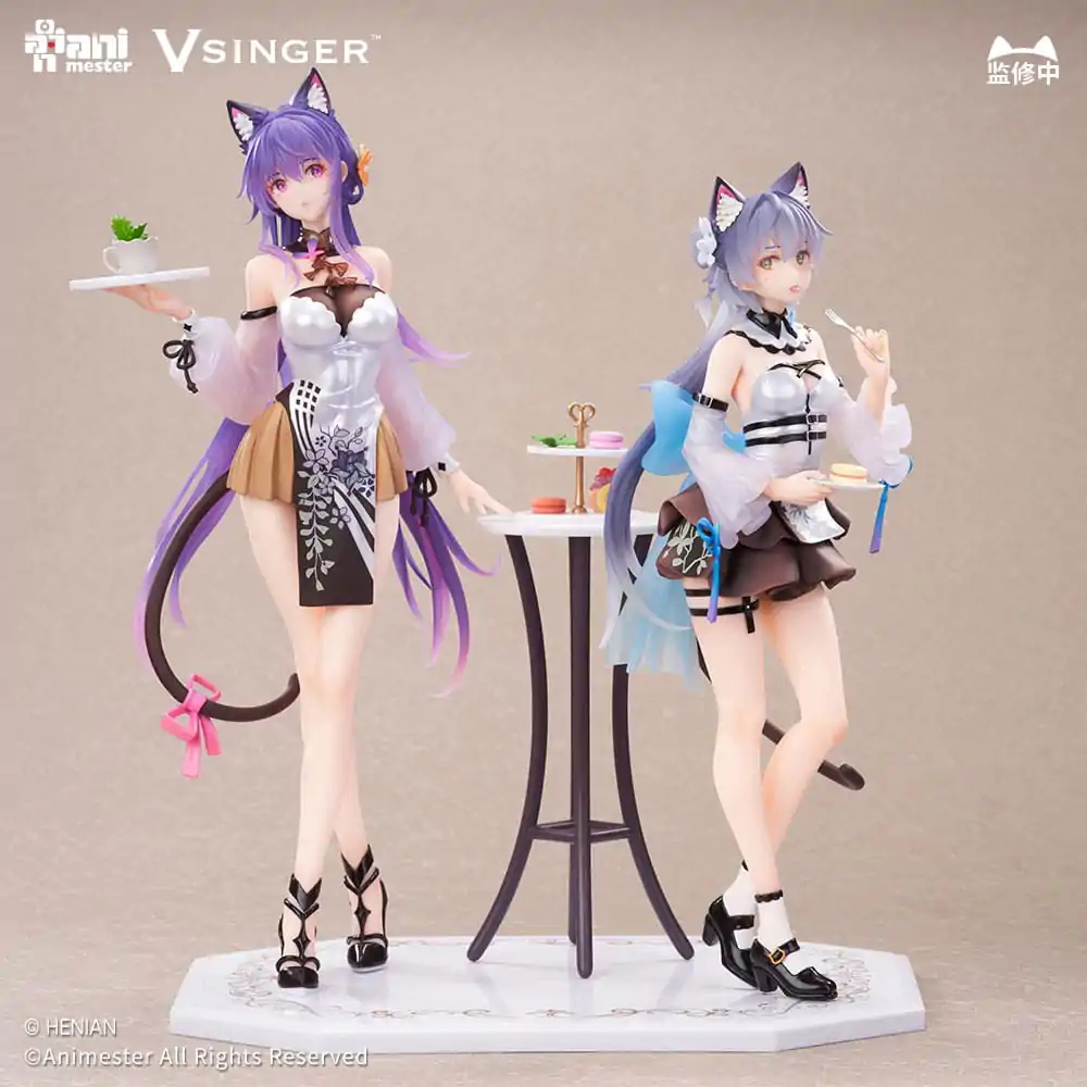 VSinger Luo Tianyi & Mo Qingxian Statuie 1/7 pachet 2 bucati Luo Tianyi & Mo Qingxian Tea Time Melody Ver. poza produsului