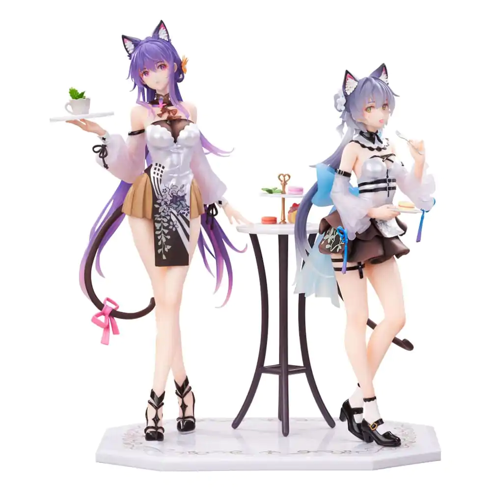 VSinger Luo Tianyi & Mo Qingxian Statuie 1/7 pachet 2 bucati Luo Tianyi & Mo Qingxian Tea Time Melody Ver. poza produsului