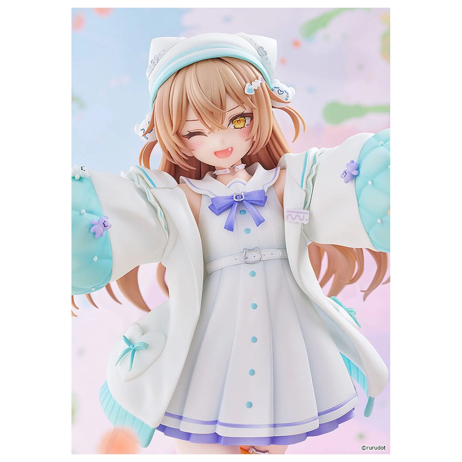 Figurina VTuber PVC Statuie 1/7 Rurudo Lion Pastel Oniku Ver. 25 cm poza produsului