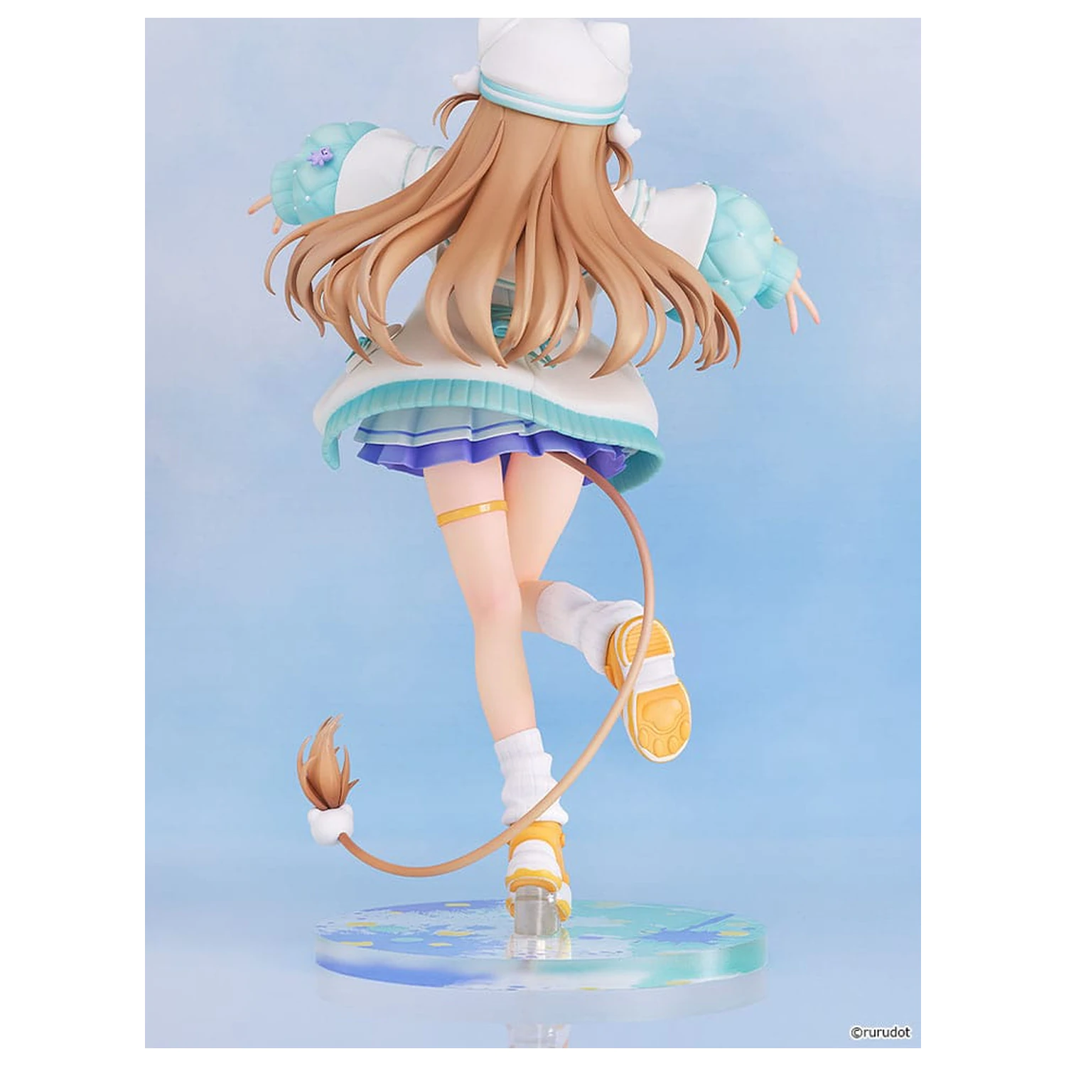 Figurina VTuber PVC Statuie 1/7 Rurudo Lion Pastel Oniku Ver. 25 cm poza produsului