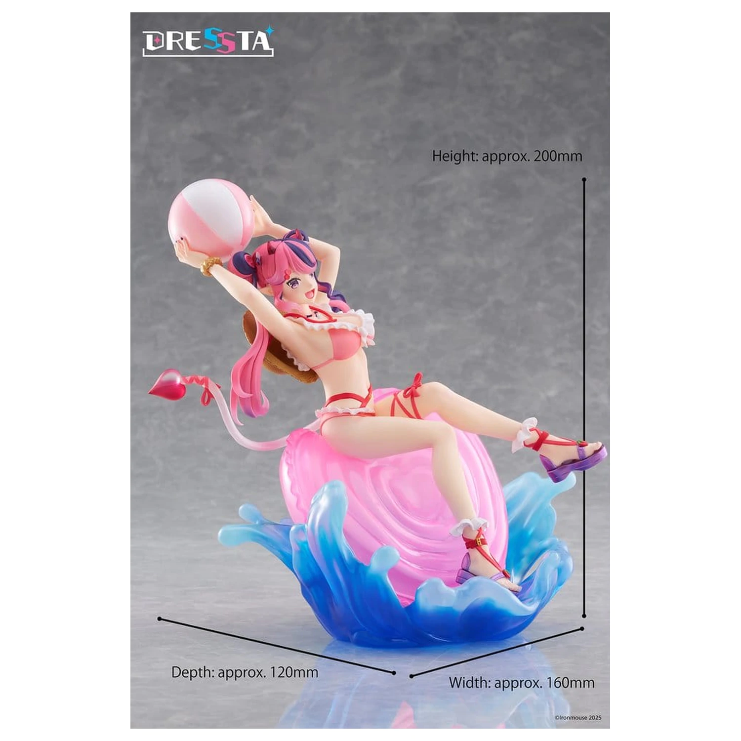 VTuber Dressta Statuie PVC Ironmouse 20 cm poza produsului
