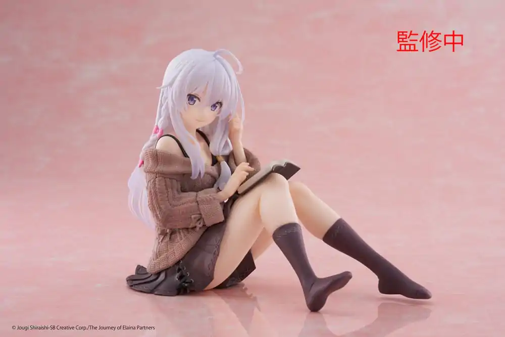 Wandering Witch: The Journey of Elaina Statuie PVC Figurina Desktop Drăguță Elaina Haine Casual Ver. 13 cm poza produsului