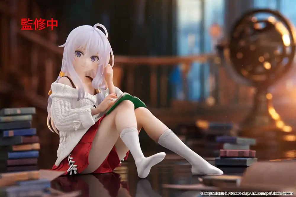 Wandering Witch: The Journey of Elaina Statueta PVC Figurina desktop draguta Elaina Casual Clothes Ver. Renewal 13 cm poza produsului