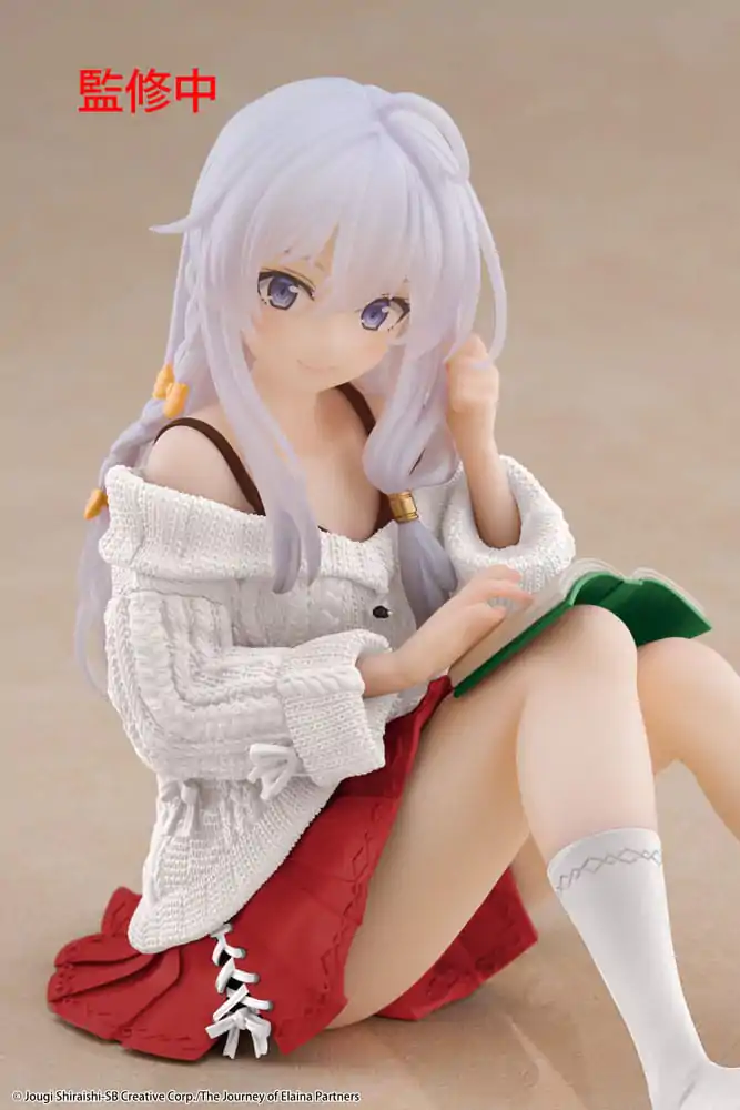 Wandering Witch: The Journey of Elaina Statueta PVC Figurina desktop draguta Elaina Casual Clothes Ver. Renewal 13 cm poza produsului