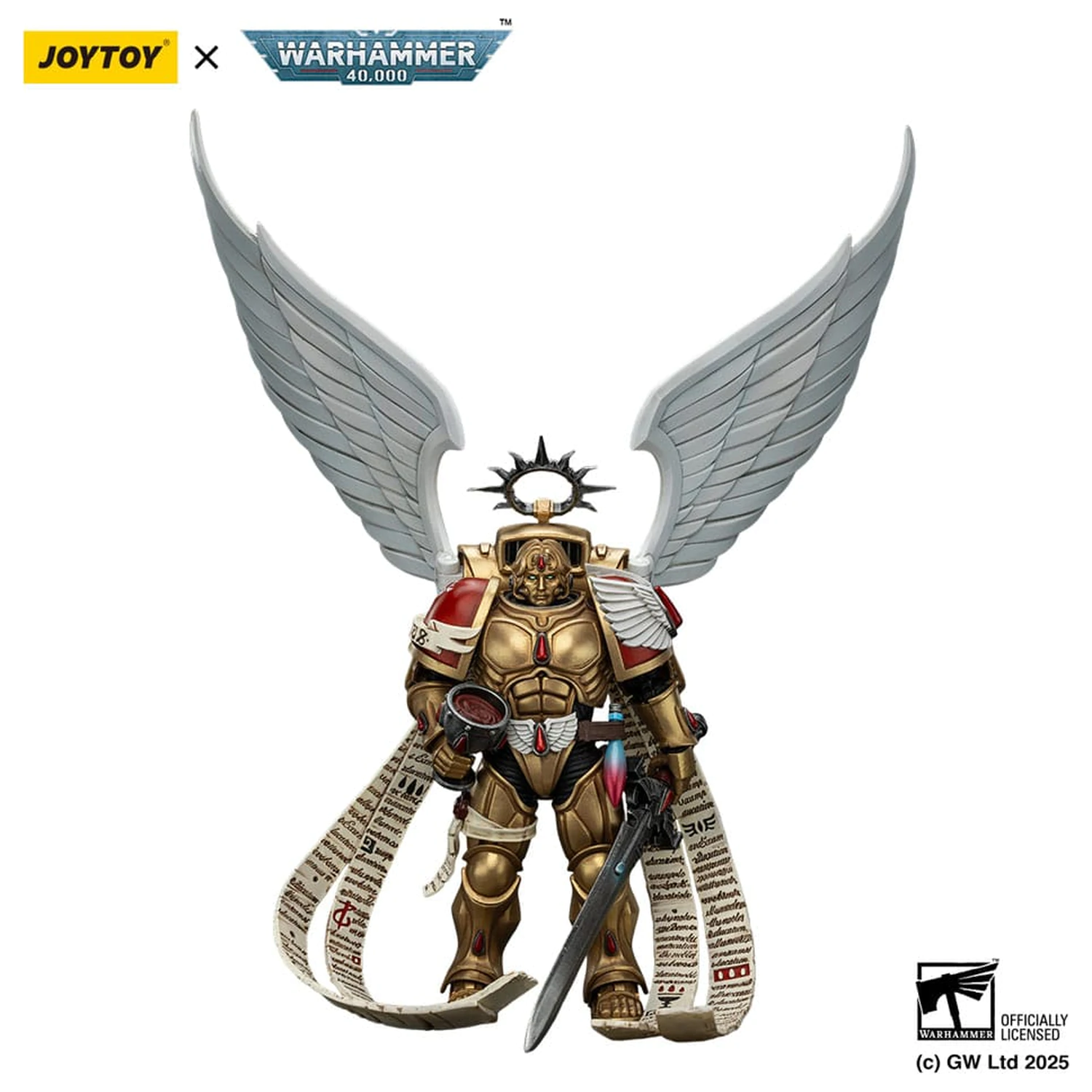 Warhammer 40,000 Figurina de actiune 1/18 Blood Angels The Sanguinor cu Encarmine Broadsword 12 cm poza produsului