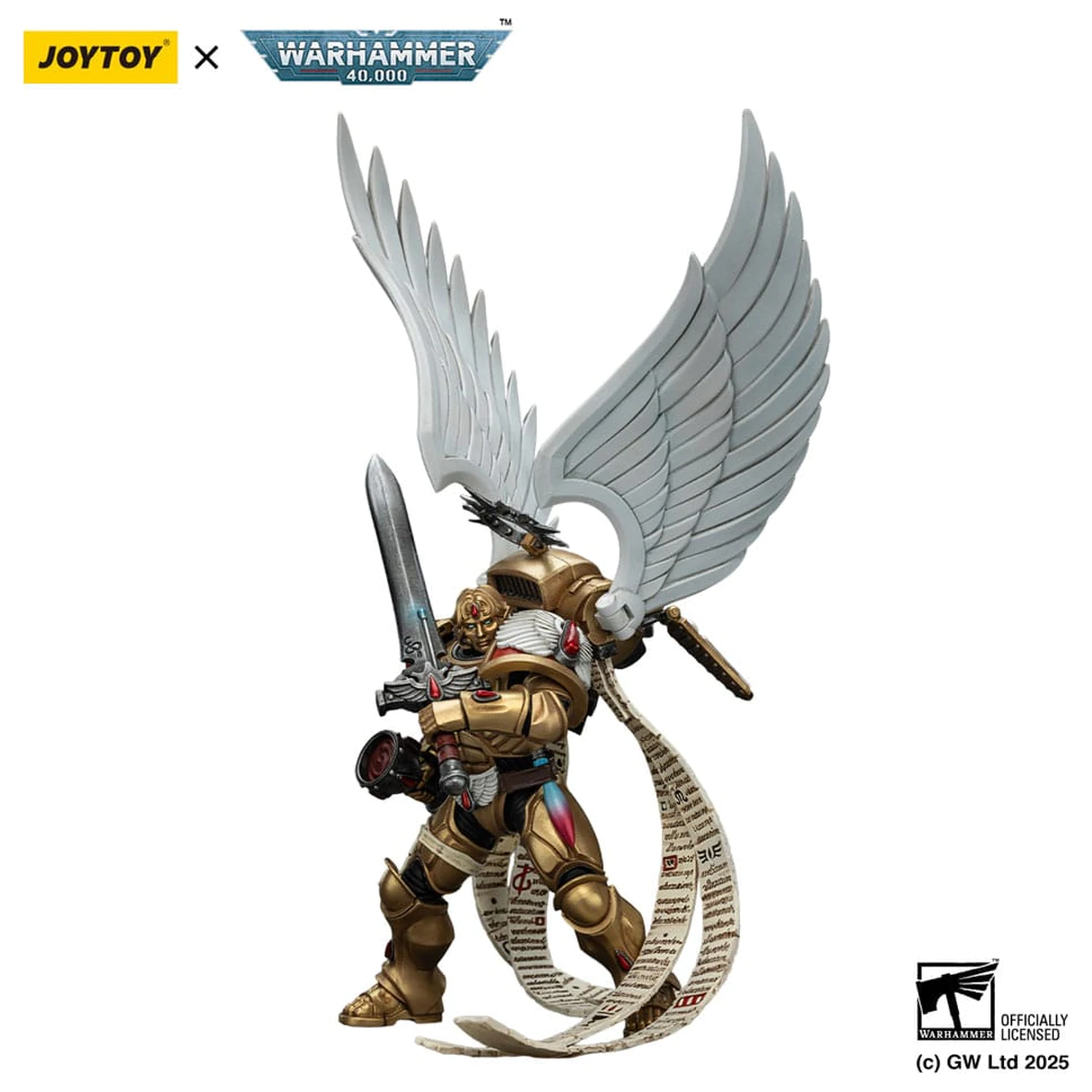 Warhammer 40,000 Figurina de actiune 1/18 Blood Angels The Sanguinor cu Encarmine Broadsword 12 cm poza produsului
