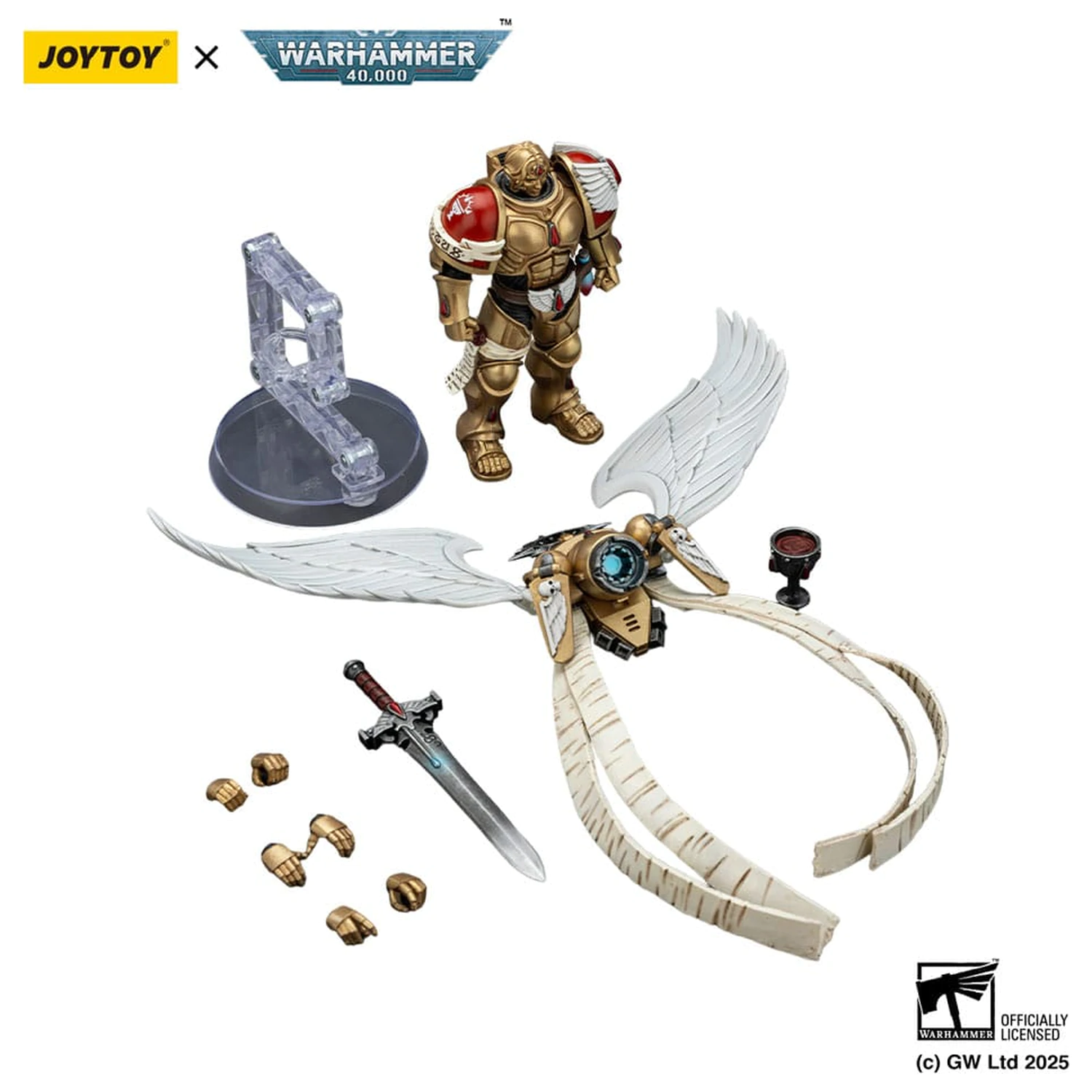 Warhammer 40,000 Figurina de actiune 1/18 Blood Angels The Sanguinor cu Encarmine Broadsword 12 cm poza produsului