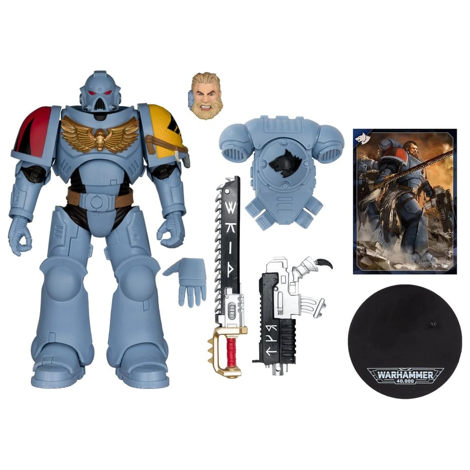 Warhammer 40,000 Figurina de actiune Grey Hunter (Space Wolves) 18 cm poza produsului