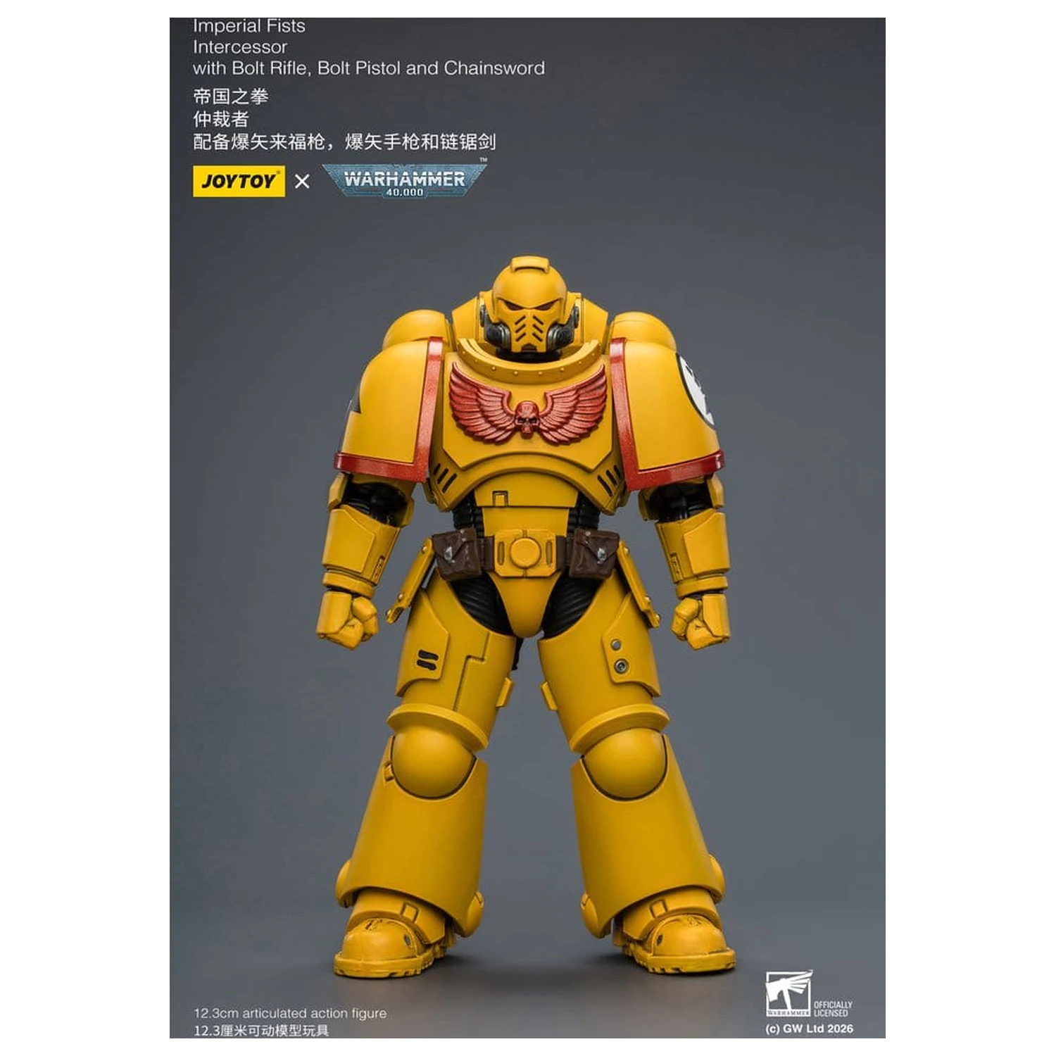 Warhammer 40,000 Figurina de actiune Imperial Fists Intercessor 12 cm poza produsului