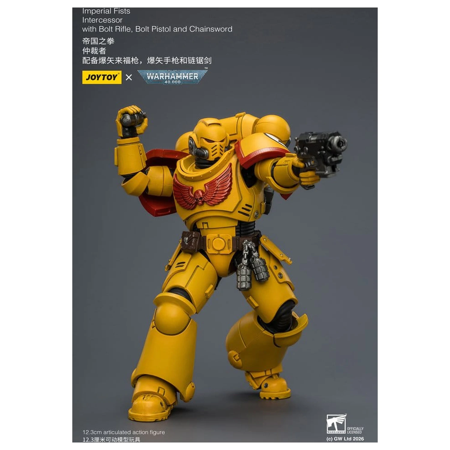 Warhammer 40,000 Figurina de actiune Imperial Fists Intercessor 12 cm poza produsului