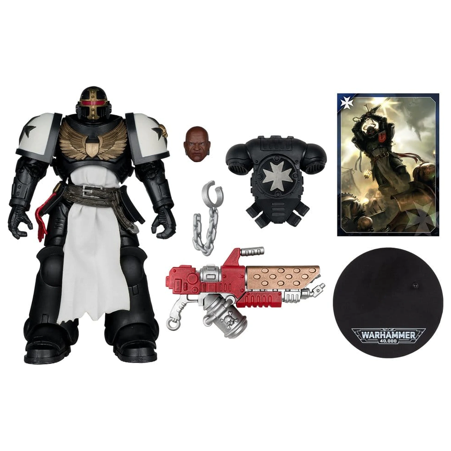 Warhammer 40,000 Figurina de actiune Primaris Crusader (Black Templars) 18 cm poza produsului