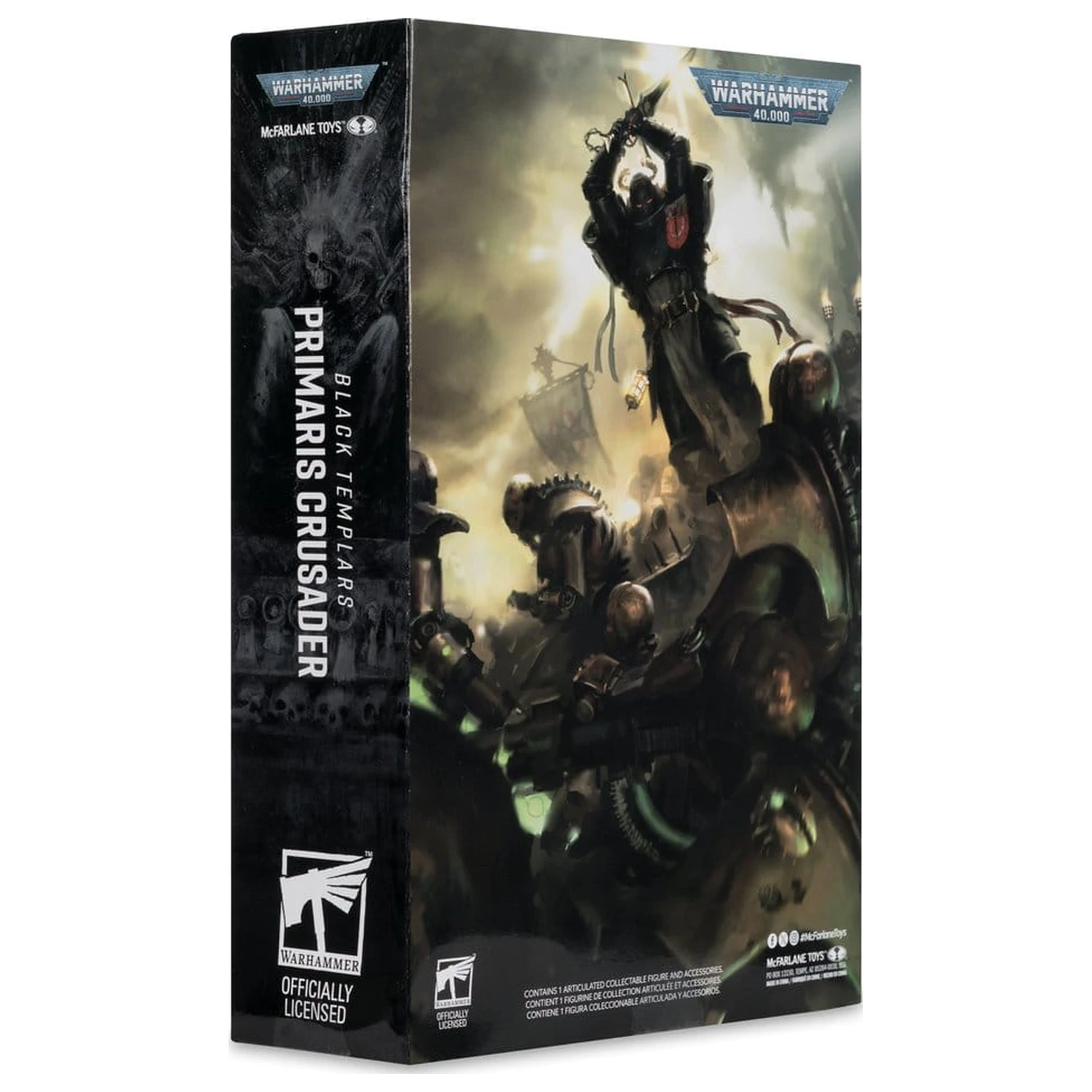 Warhammer 40,000 Figurina de actiune Primaris Crusader (Black Templars) 18 cm poza produsului