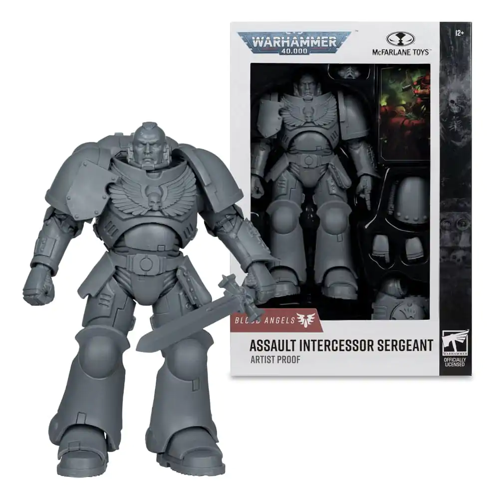 Warhammer 40,000 Figurina de actiune Assault Intercessor Sergeant (Blood Angel) (Artist Proof) 18 cm poza produsului