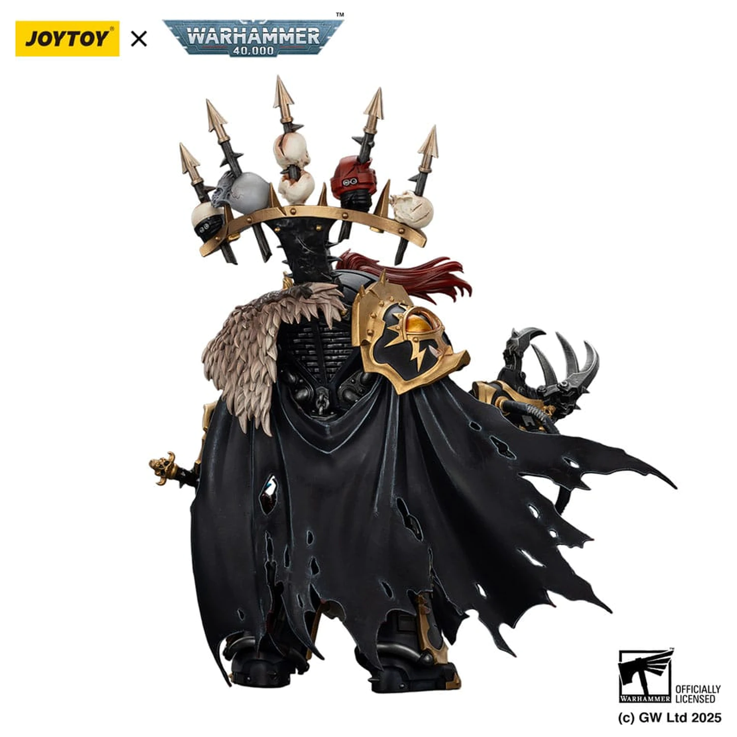 Warhammer 40,000 Figurina de actiune Black Legion Abaddon the Despoiler cu Drach'nyen and the Talo 16 cm poza produsului