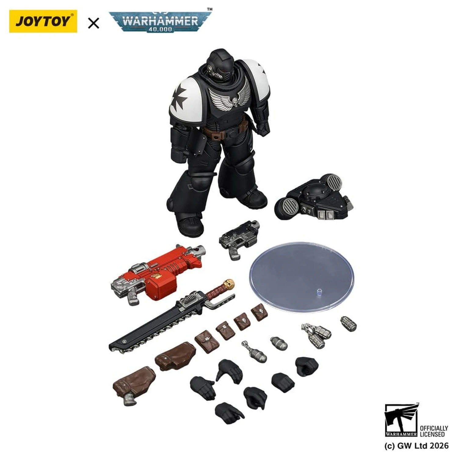 Warhammer 40,000 Figurina de actiune Black Templars Intercessor 12 cm poza produsului