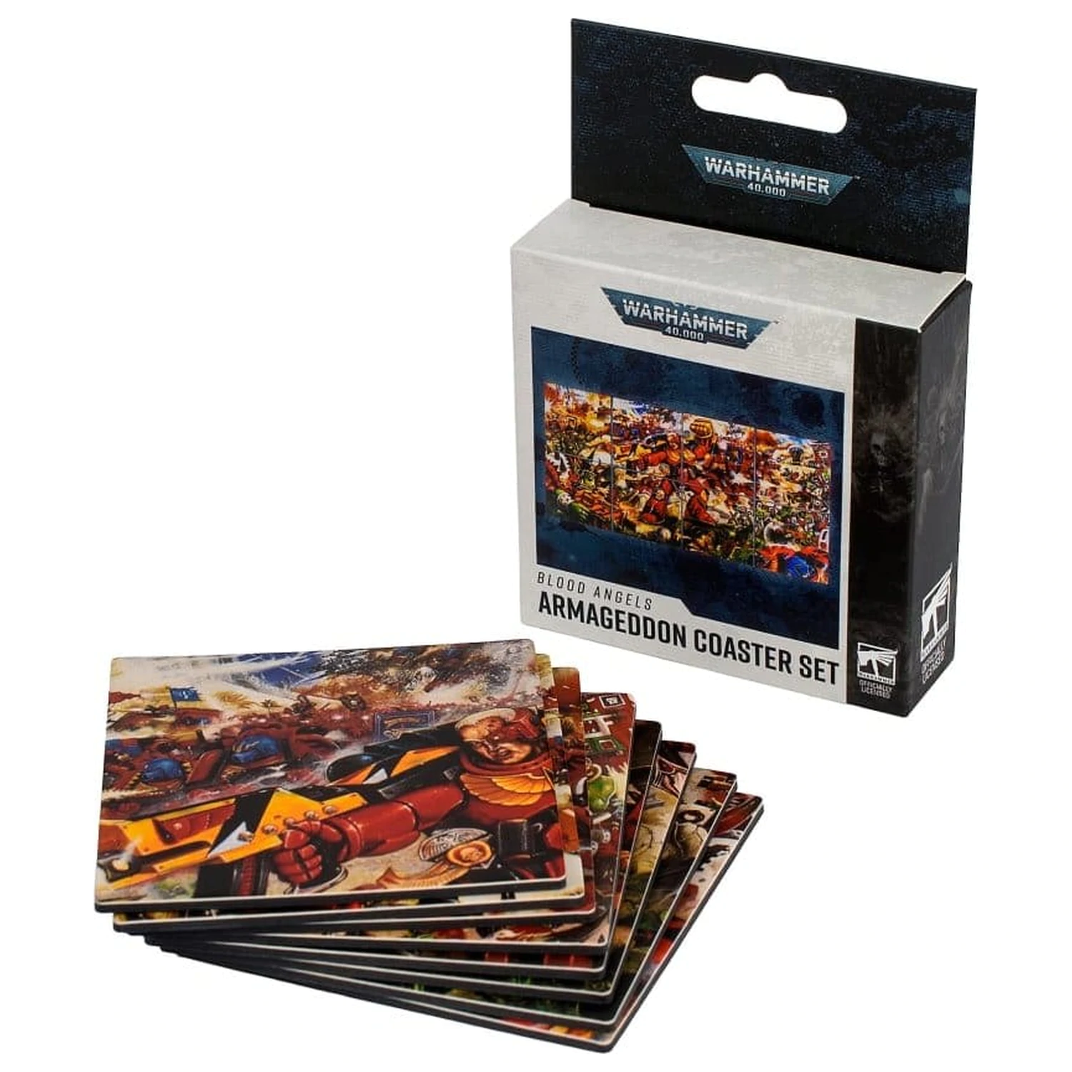 Warhammer 40,000 Set suporturi de pahare Blood Angels Armageddon 15 cm poza produsului