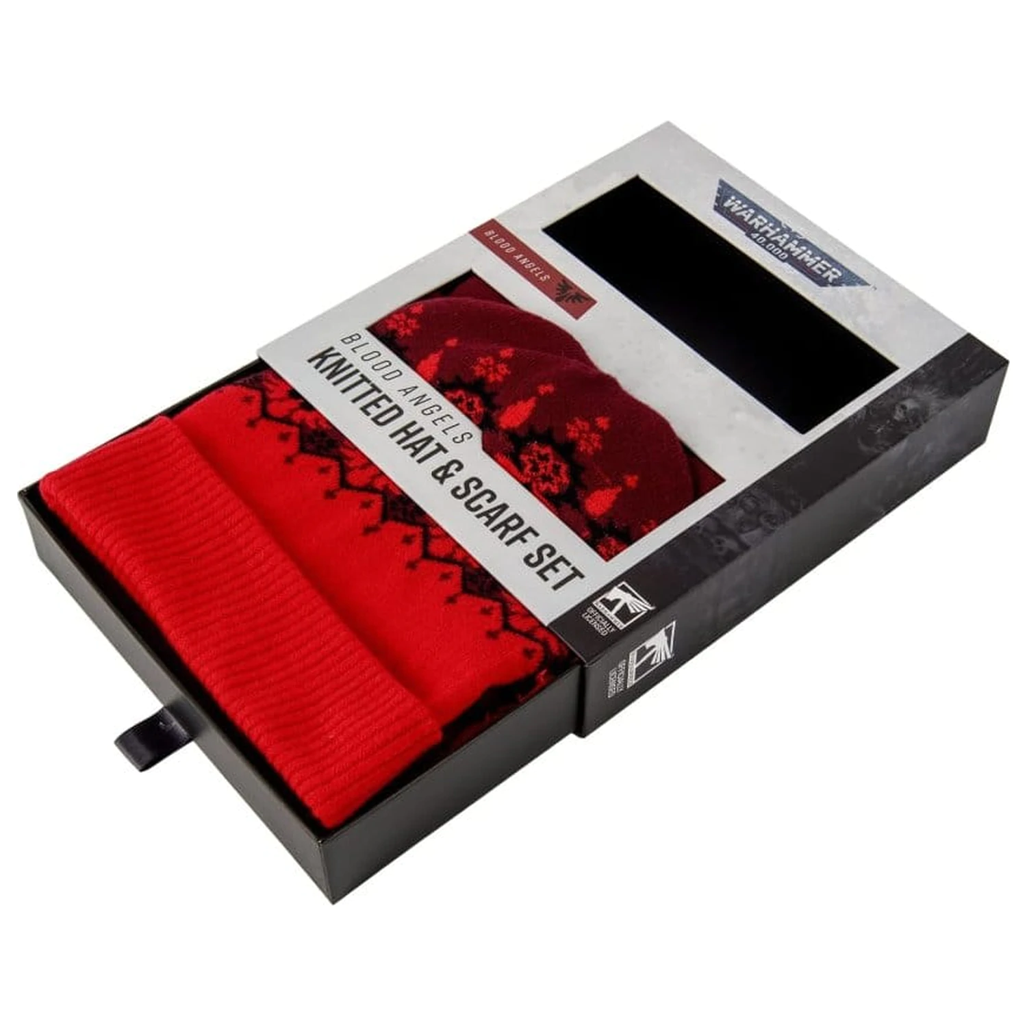 Set caciula tricotata si fular Warhammer 40,000 Blood Angels 27 cm poza produsului