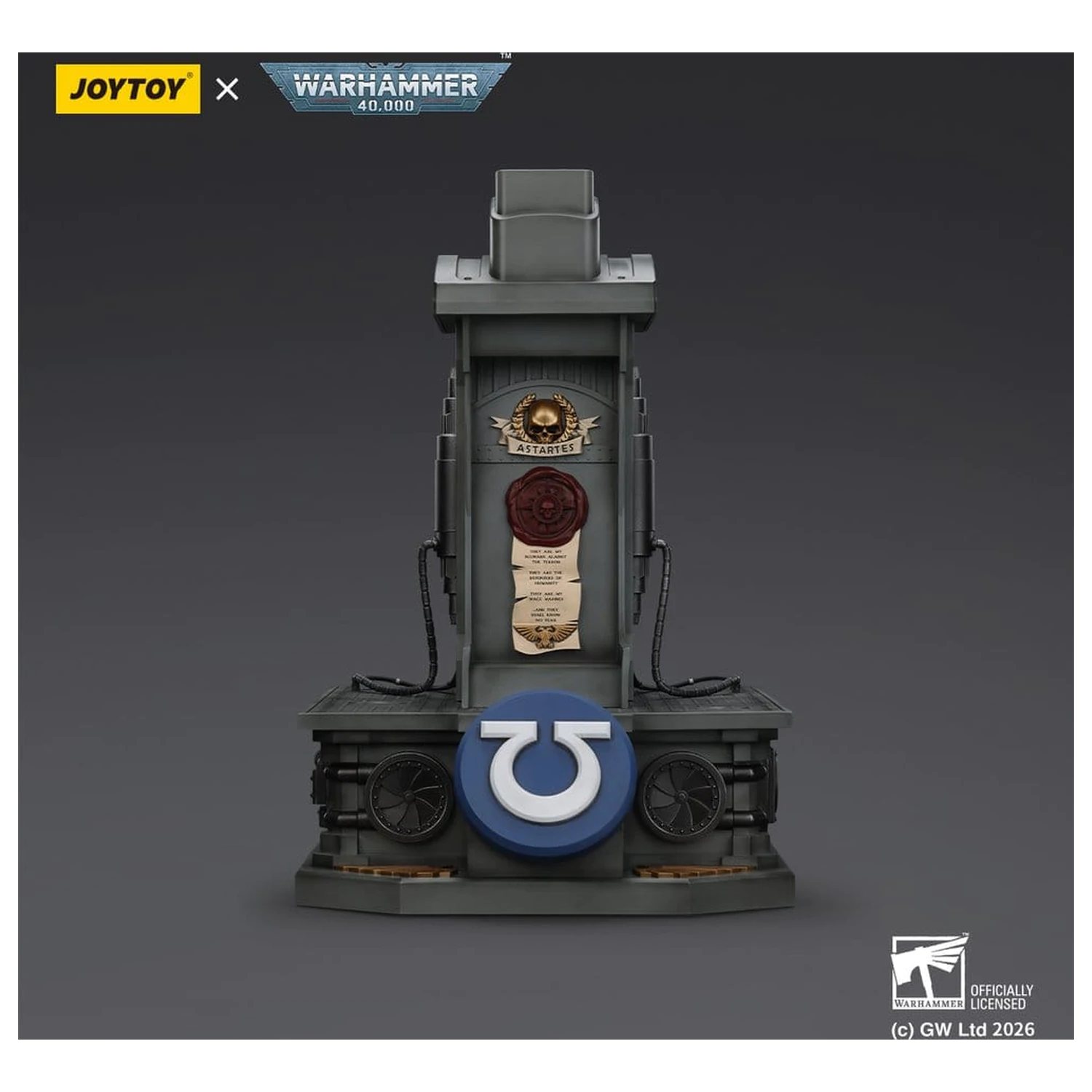 Warhammer 40,000 Captain MkX Helmet & Display Stand Ultramarines 44 cm poza produsului
