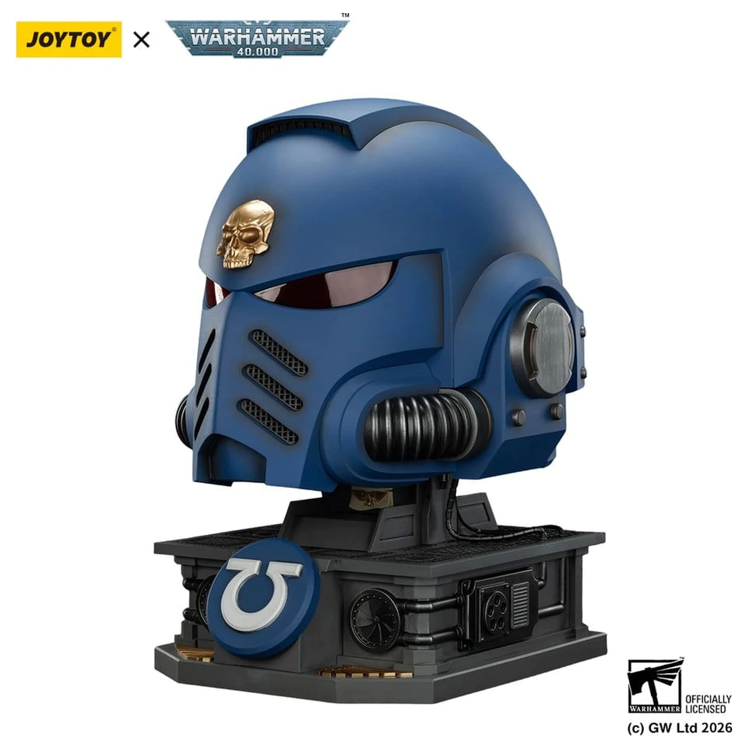 Warhammer 40,000 Captain MkX Helmet & Display Stand Ultramarines 44 cm poza produsului