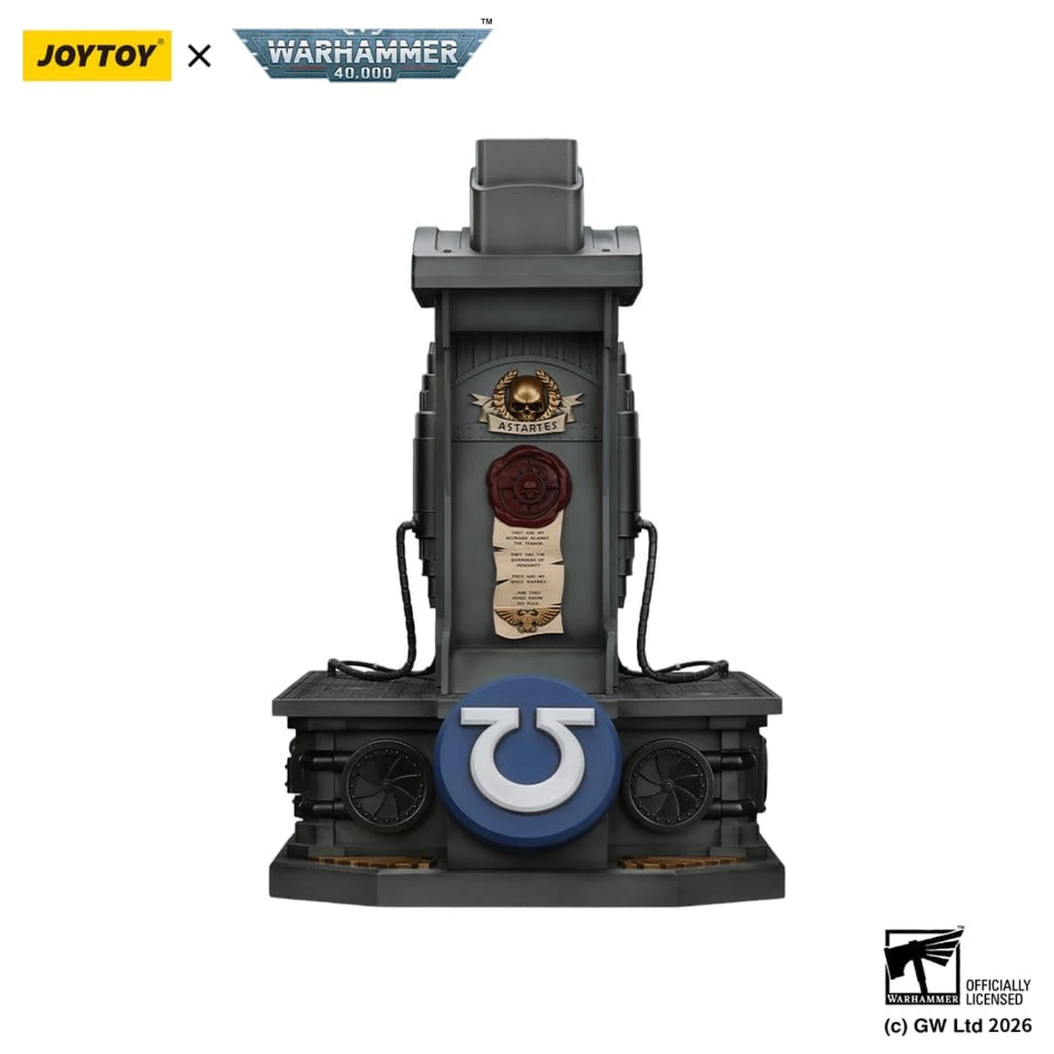 Warhammer 40,000 Captain MkX Helmet & Display Stand Ultramarines 44 cm poza produsului