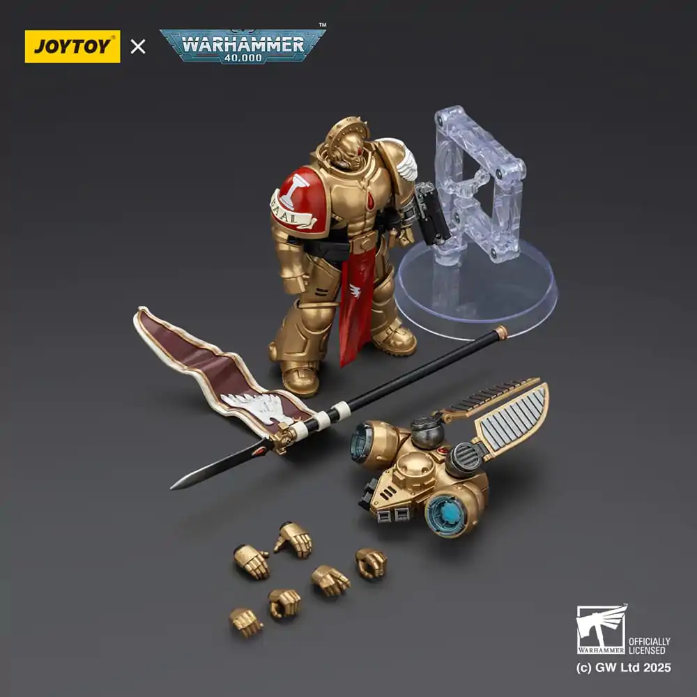 Warhammer 40,000: Combat Patrol Blood Angels figurina de actiune Sanguinary Guard 3 cu Angelus Boltgun si Encarmine Spear 20 cm poza produsului