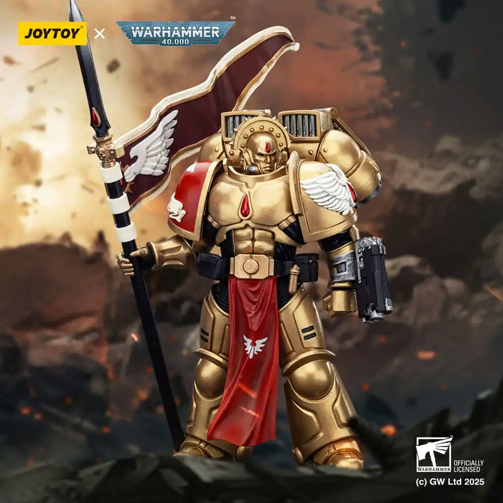 Warhammer 40,000: Combat Patrol Blood Angels figurina de actiune Sanguinary Guard 3 cu Angelus Boltgun si Encarmine Spear 20 cm poza produsului