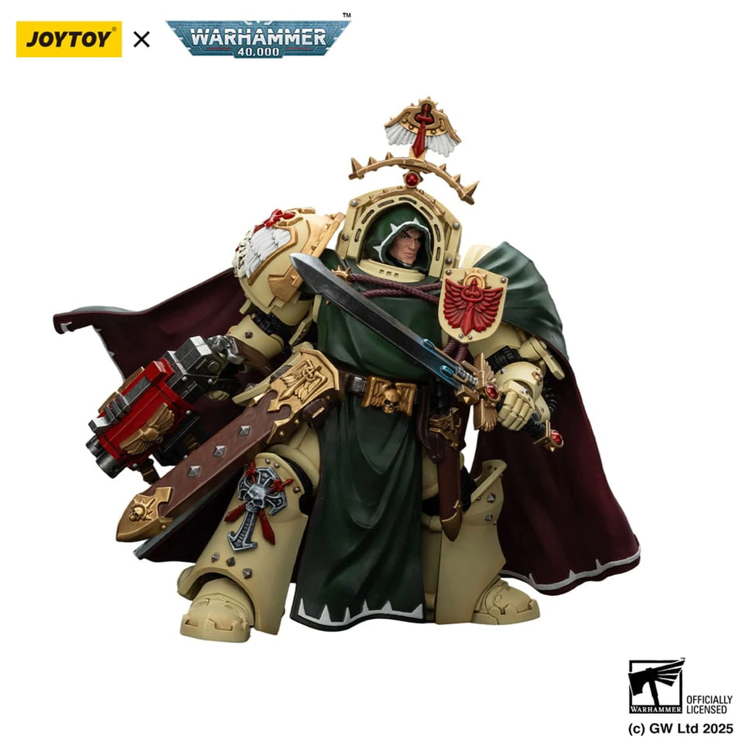 Warhammer 40,000: Dark Angels Figurina de actiune Belial Grand Master of The Deathwing With the Sword of Silence and Storm Bolter 14 cm poza produsului