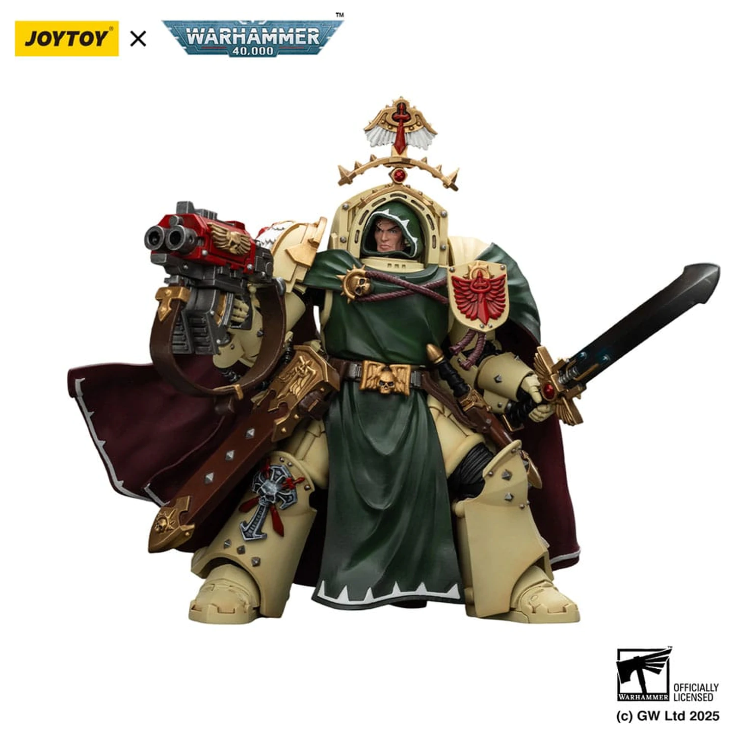 Warhammer 40,000: Dark Angels Figurina de actiune Belial Grand Master of The Deathwing With the Sword of Silence and Storm Bolter 14 cm poza produsului
