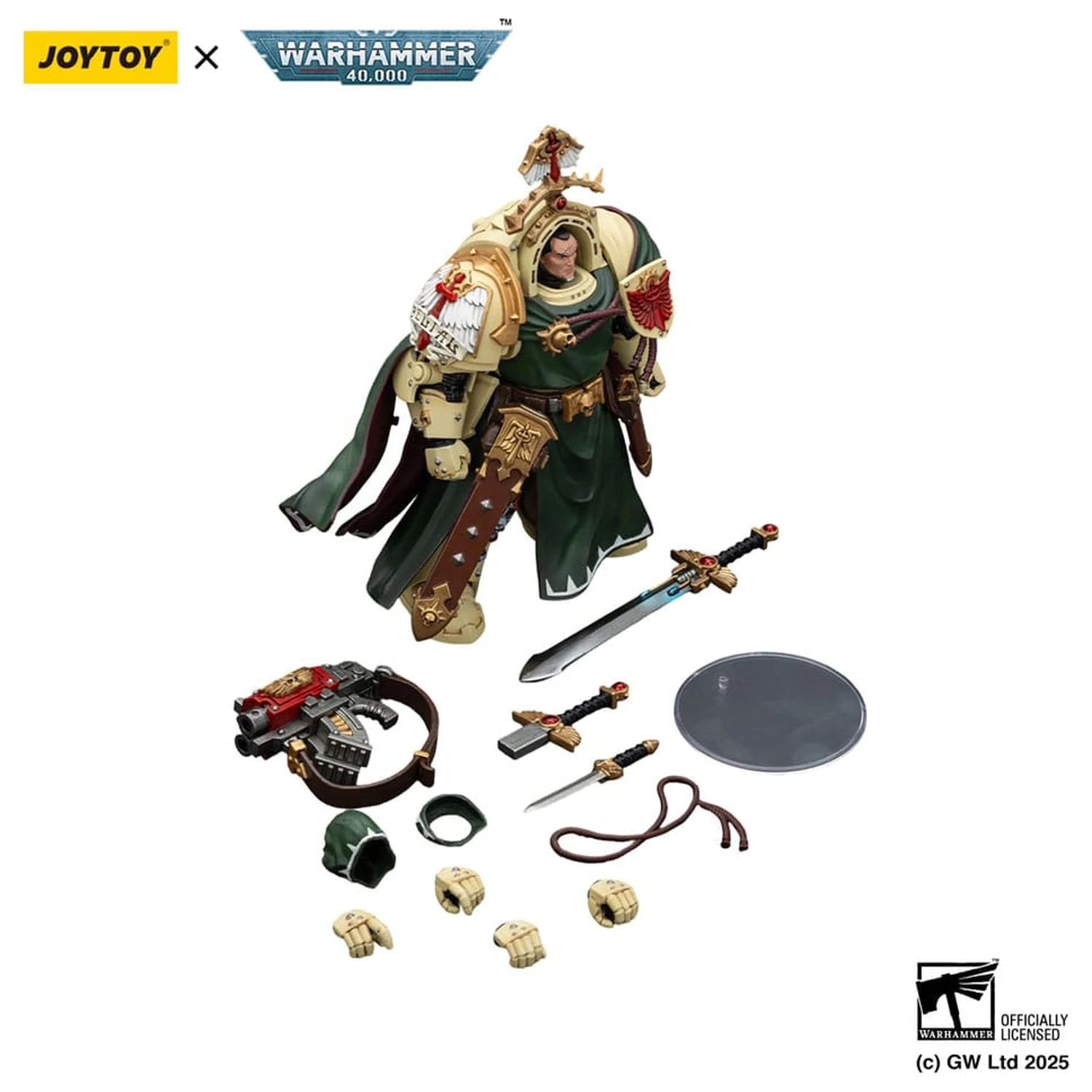 Warhammer 40,000: Dark Angels Figurina de actiune Belial Grand Master of The Deathwing With the Sword of Silence and Storm Bolter 14 cm poza produsului