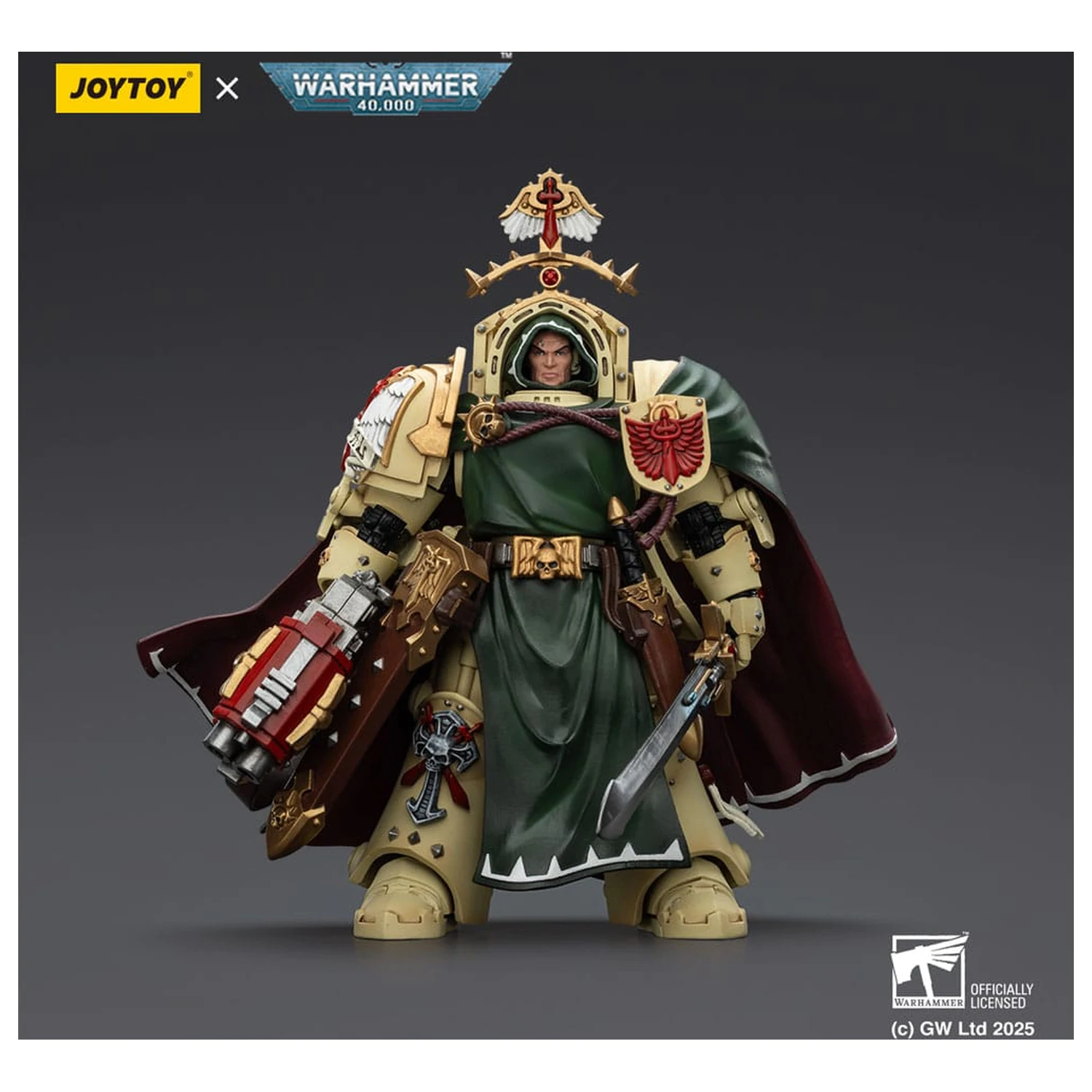 Warhammer 40,000: Dark Angels Figurina de actiune Belial Grand Master of The Deathwing With the Sword of Silence and Storm Bolter 14 cm poza produsului