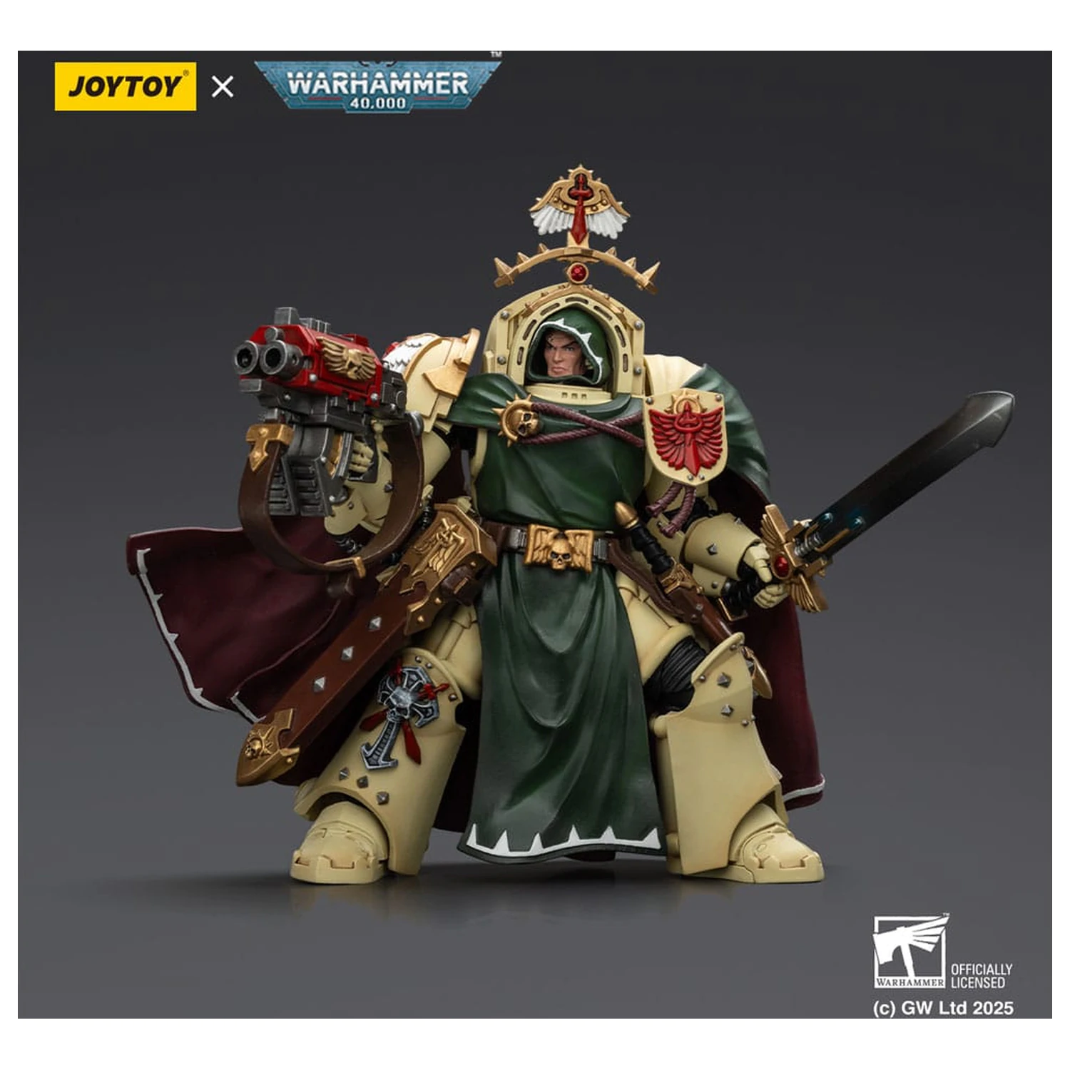 Warhammer 40,000: Dark Angels Figurina de actiune Belial Grand Master of The Deathwing With the Sword of Silence and Storm Bolter 14 cm poza produsului