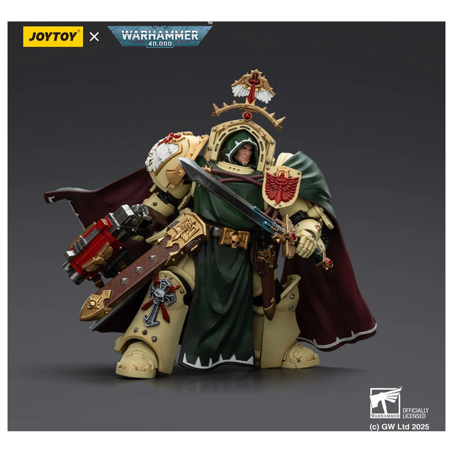 Warhammer 40,000: Dark Angels Figurina de actiune Belial Grand Master of The Deathwing With the Sword of Silence and Storm Bolter 14 cm poza produsului