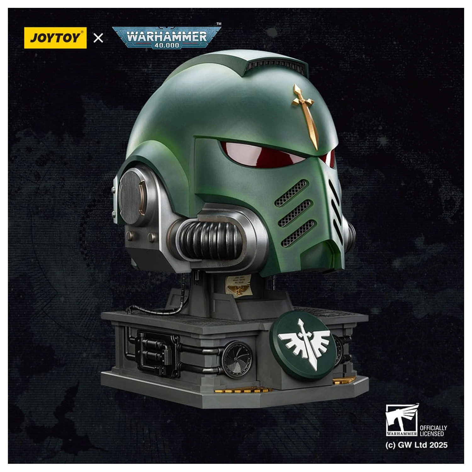 Warhammer 40,000: Dark Angels Casca MkX si stand de afisare 44 cm poza produsului
