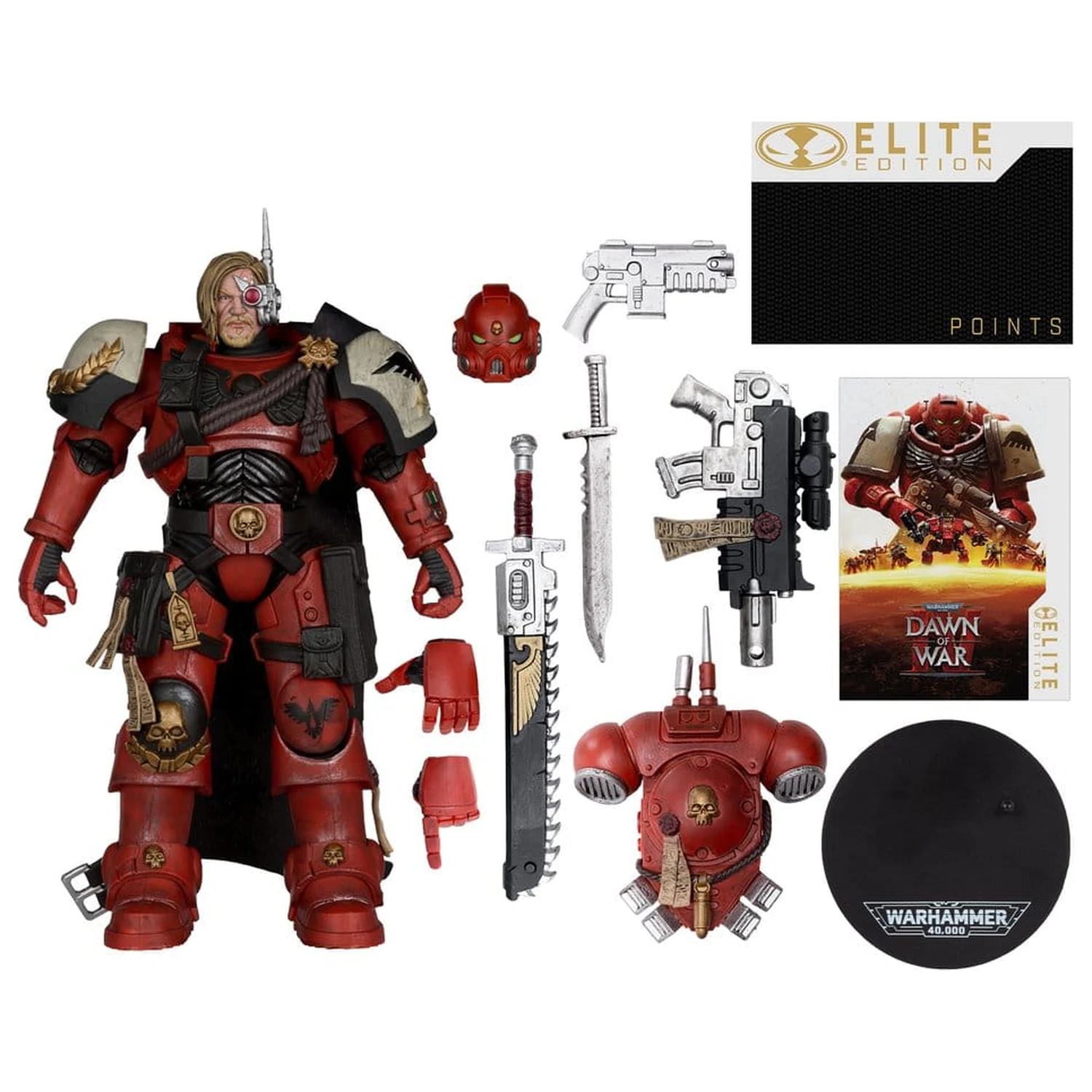 Warhammer 40,000 Dawn of War McFarlane Elite Edition Figurina de actiune Captain Cyrus (Dawn of War 4) 20 cm poza produsului