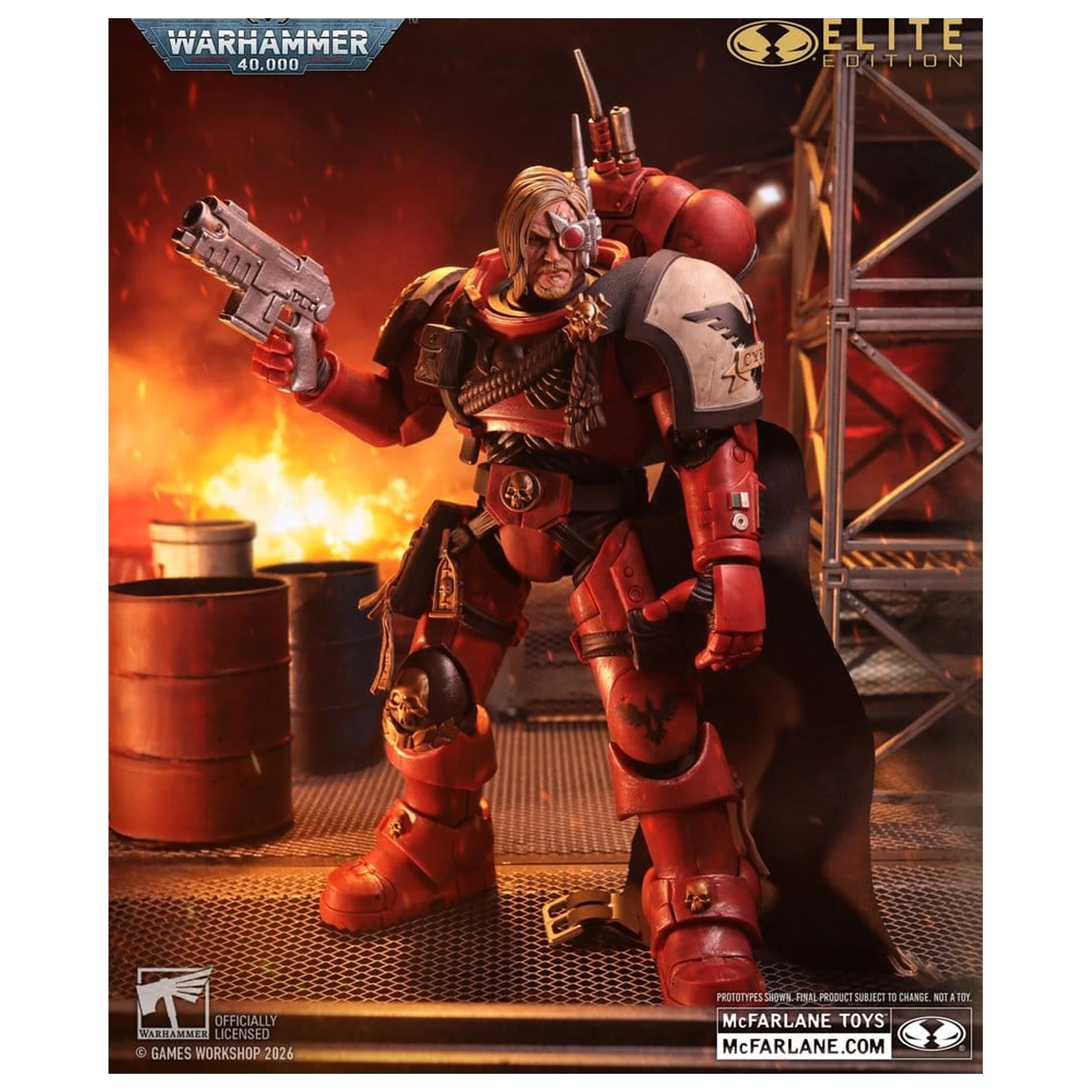 Warhammer 40,000 Dawn of War McFarlane Elite Edition Figurina de actiune Captain Cyrus (Dawn of War 4) 20 cm poza produsului