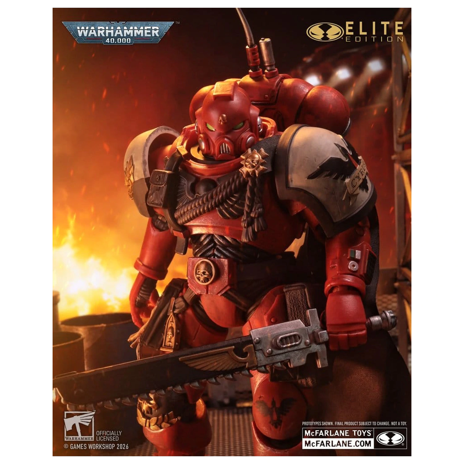Warhammer 40,000 Dawn of War McFarlane Elite Edition Figurina de actiune Captain Cyrus (Dawn of War 4) 20 cm poza produsului