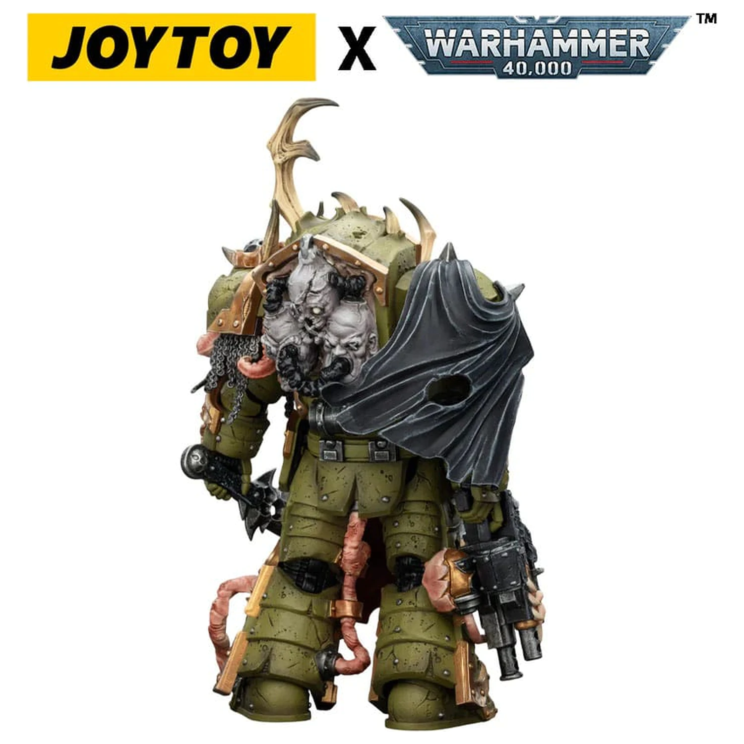 Warhammer 40,000 Figurina de actiune Death Guard Blightlord Terminator 3 cu Combi-bolter si Bubotic Blade 14 cm poza produsului