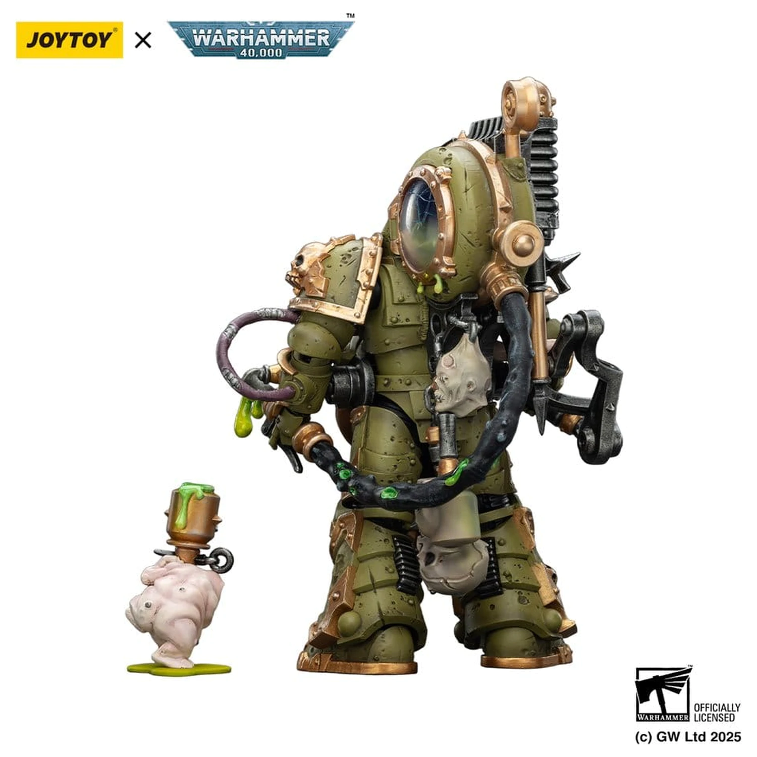Warhammer 40,000 Figurina de actiune Death Guard Foul Blight spawn with Plague Sprayer 12 cm poza produsului