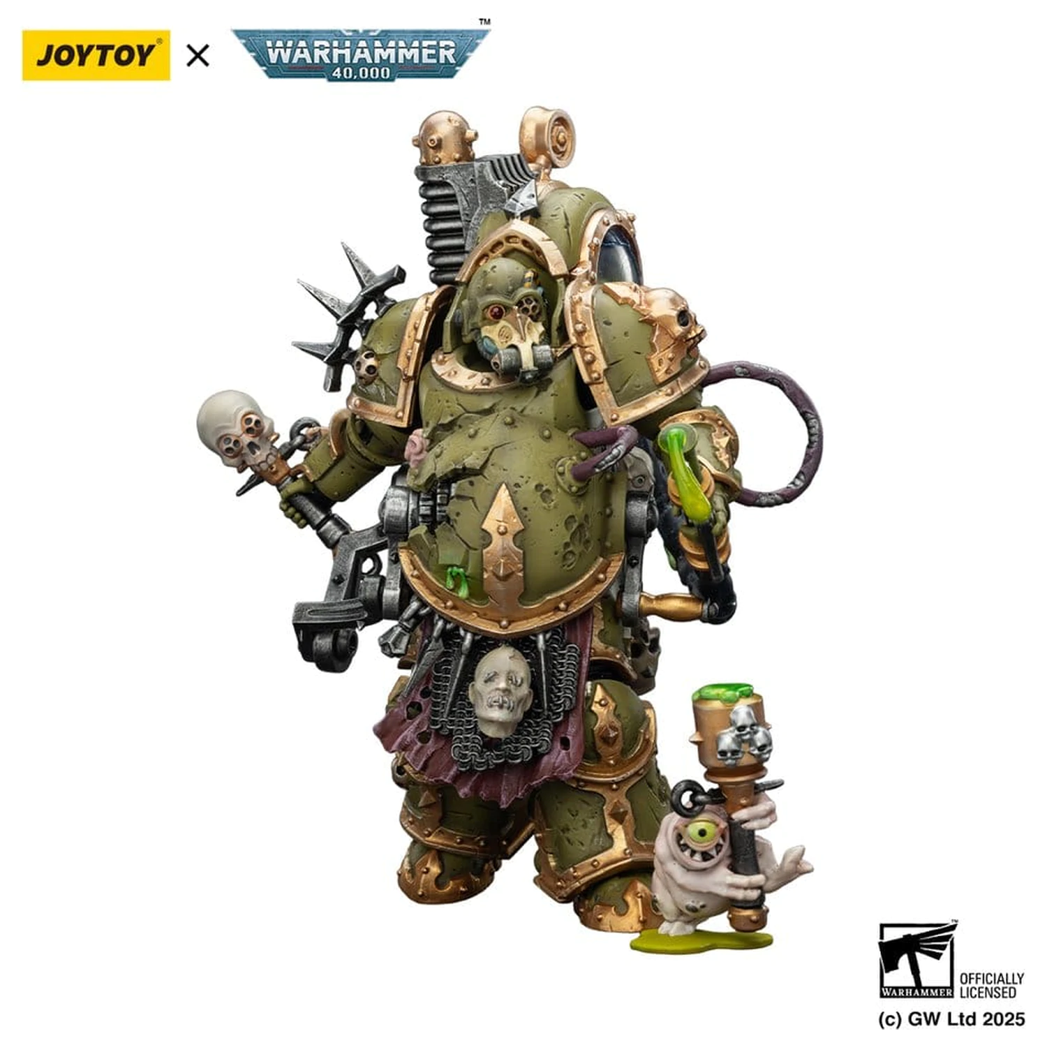 Warhammer 40,000 Figurina de actiune Death Guard Foul Blight spawn with Plague Sprayer 12 cm poza produsului